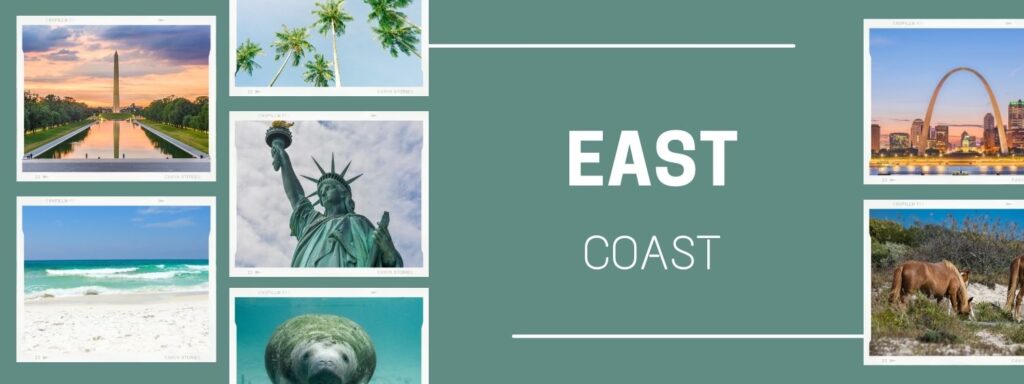 East Coast USA graphic