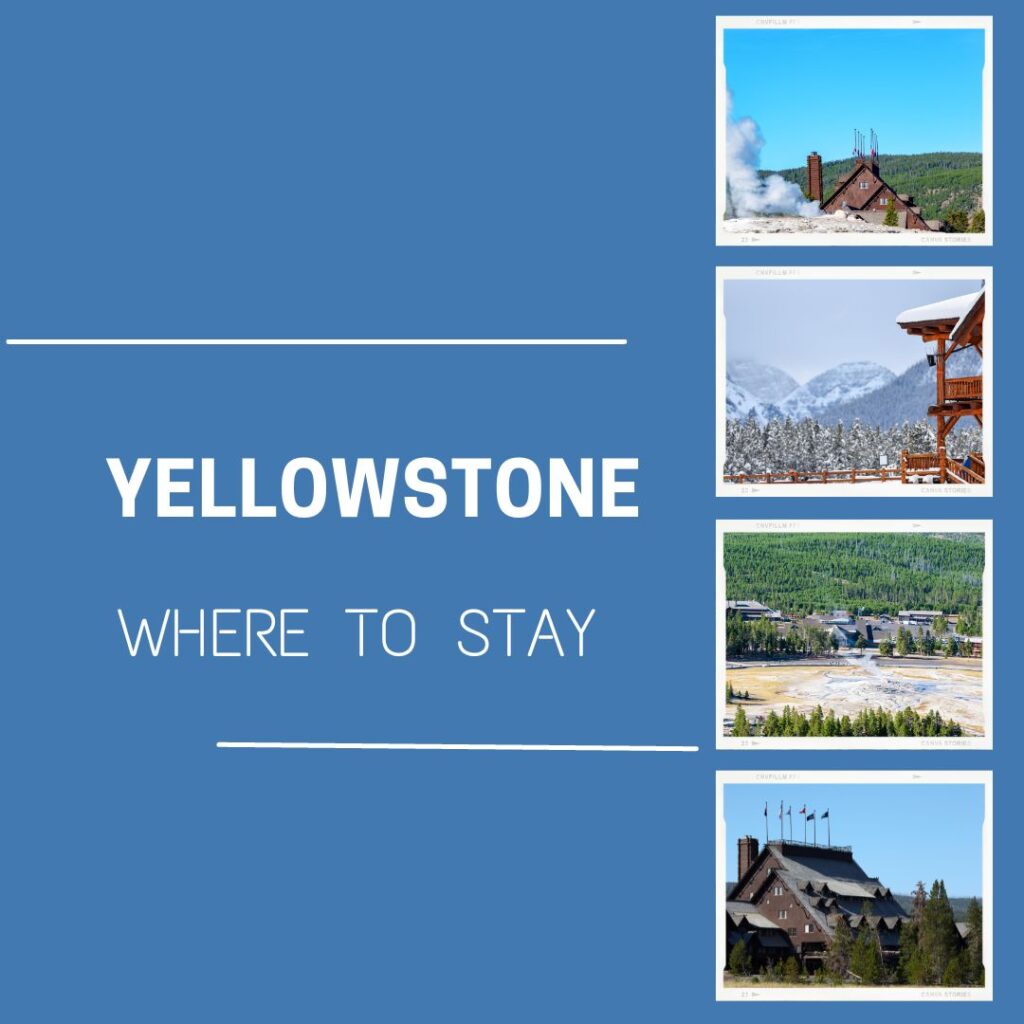 Where to stay near Yellowstone graphic