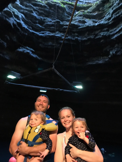 My family at Homestead Crater
