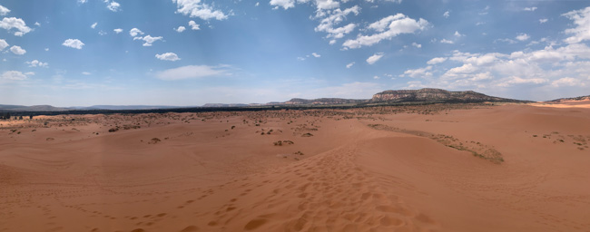 Visiting Cora Pink Sand Dunes State Park is one of the most fun things to do in Utah in winter.