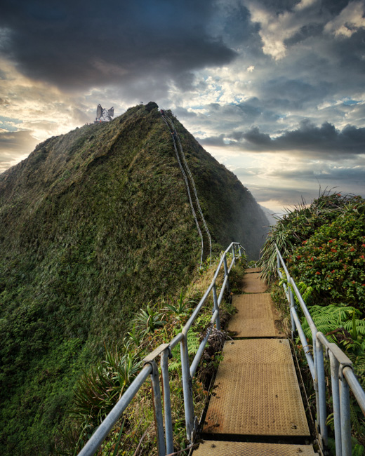 A hiking path.