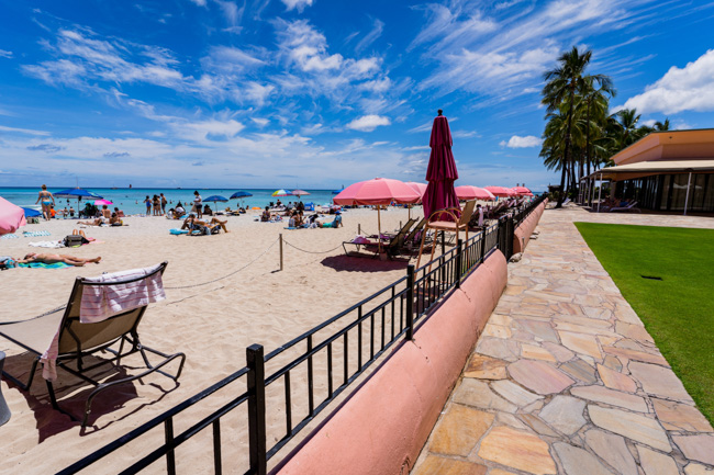 Waikiki Beach is a wonderful place to visit on a vacation to Oahu in January.