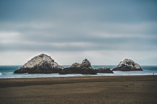 A beach in San Francisco.