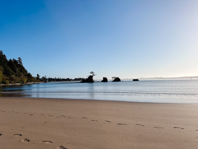 Siletz Bay Park in Lincoln City on the Oregon Coast