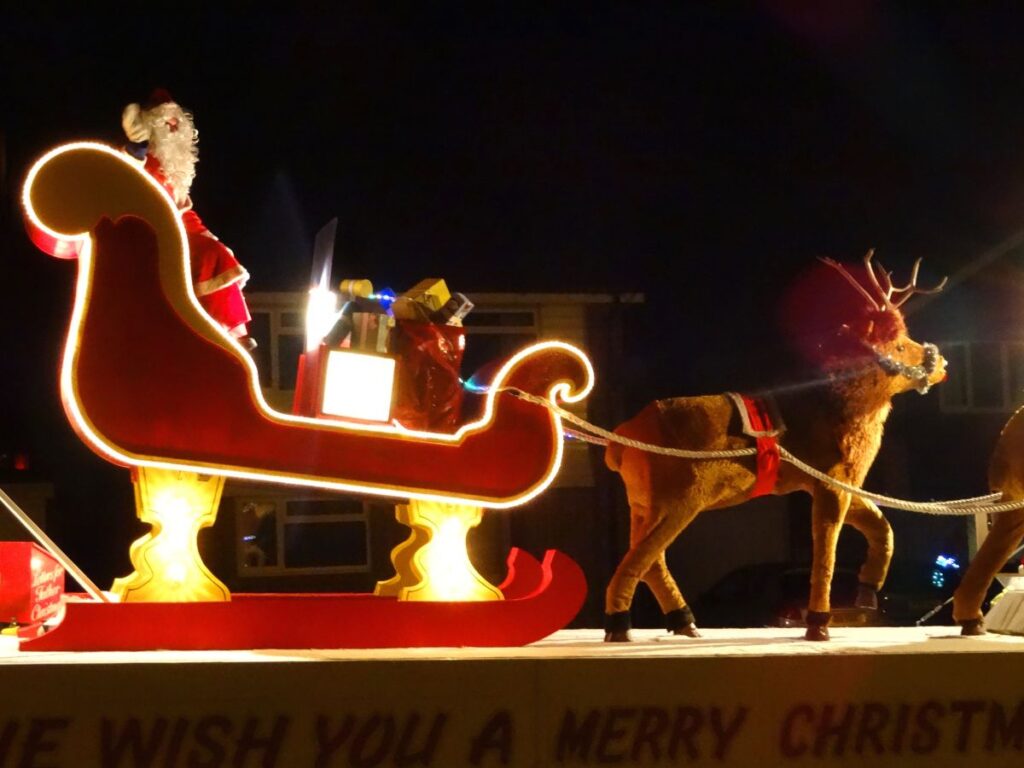 The Treasure Valley Night Light Parade is a great place to see Christmas lights in Boise