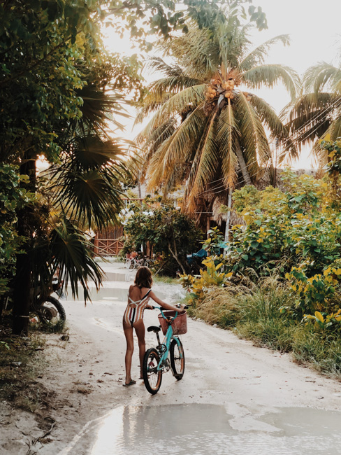 Biking is a great way to enjoy the island.
