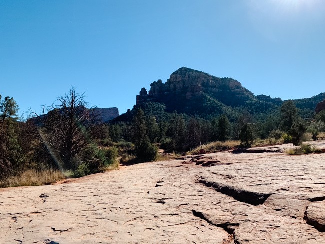 Slickrock on the 4x4 trail in Sedona