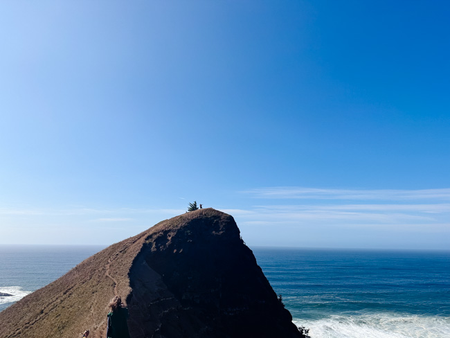 The rock formation known as God's Thumb