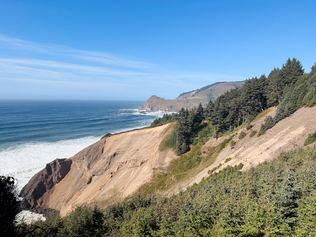 Cliff side near God's Thumb