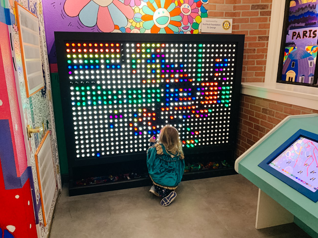An exhibit at the St. George Children's Museum