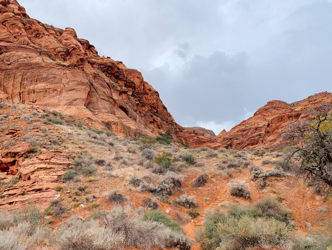 Beautiful scenery near St. George, Utah