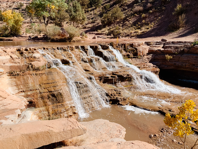 Tocqueville Falls near St. George in Southern Utah