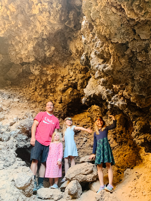 Caving near St. George, Utah