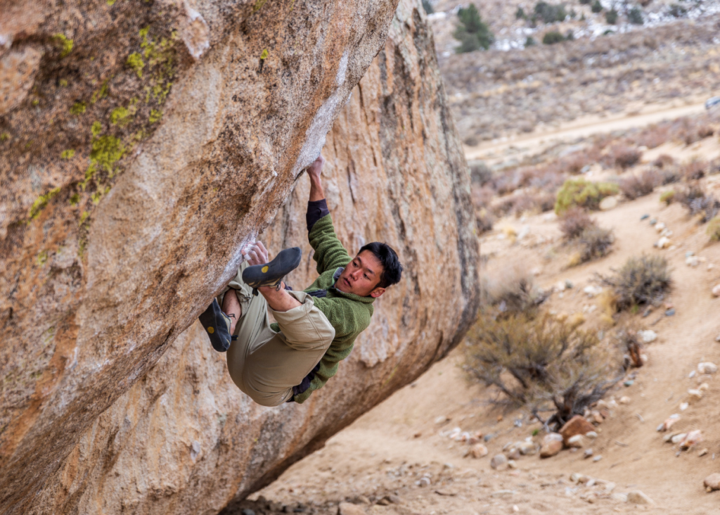 Bouldering near St. George, Utah